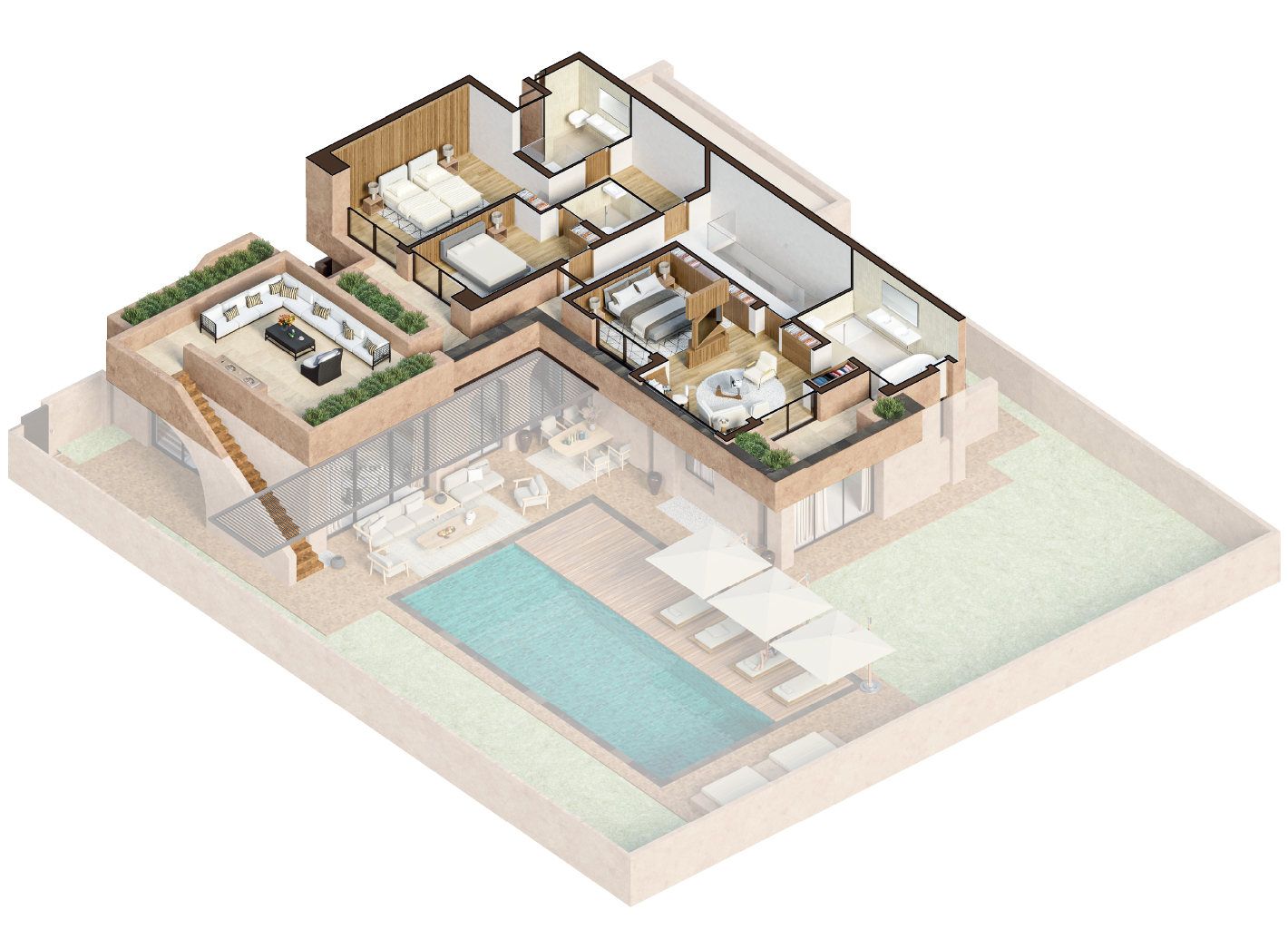 Plan 3D - Premier étage