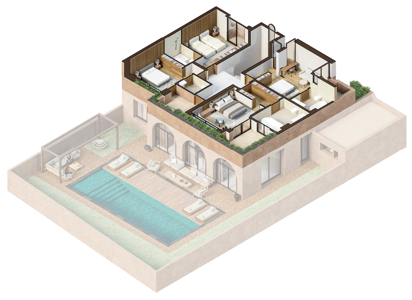 Plan 3D - Premier étage